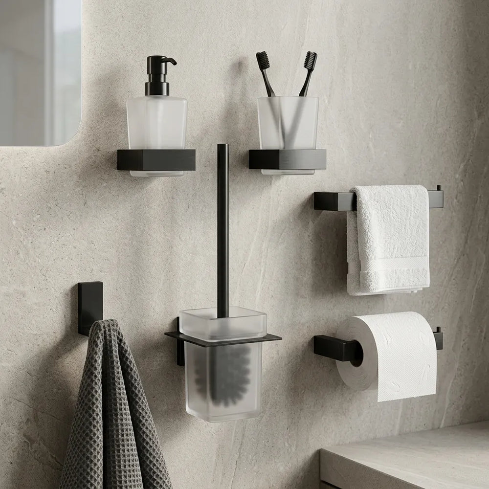 6 Piece Bathroom Accessory Set