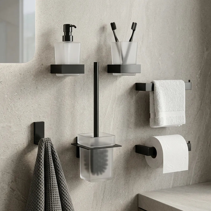 6 Piece Bathroom Accessory Set
