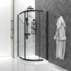 1200mm x 800mm Semi Frameless Offset Quadrant Odessa