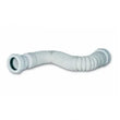 Flexible shower outlet pipe for connecting shower valves to wall outlets, adjustable and easy to install