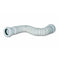Flexible shower outlet pipe for connecting shower valves to wall outlets, adjustable and easy to install