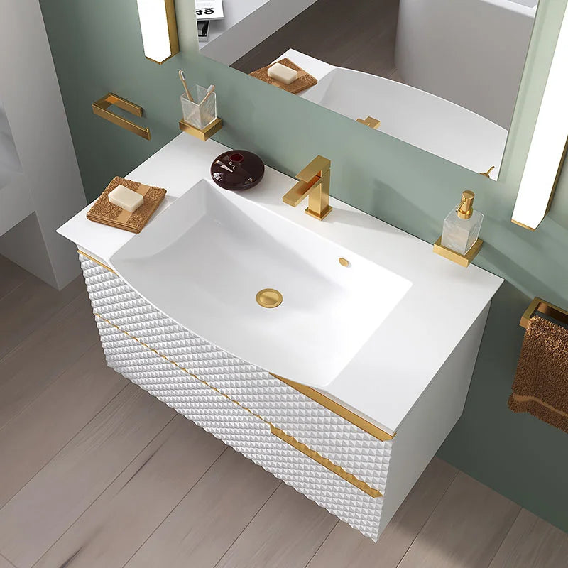 Elvia 950mm White Vanity Unit
