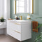 Elvia 950mm White Vanity Unit
