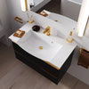 Elvia 950mm Black Vanity Unit
