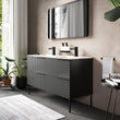 Elvia 1200mm Black Double Vanity Unit