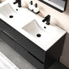 Elvia 1200mm Black Double Vanity Unit