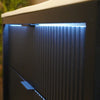 Linnea 1000mm Floorstanding Black Vanity Unit with LED Lights and Tap