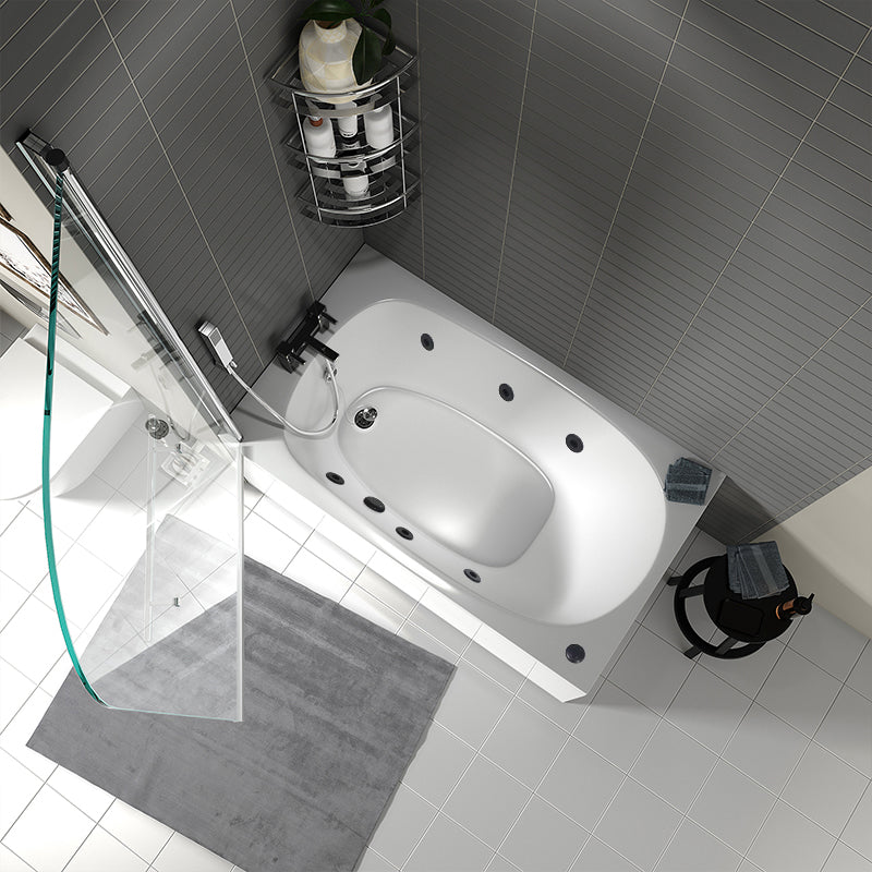 1200 x 700mm Petite 6 Jet Whirlpool Single Ended Bath