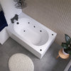 1200 x 700mm Petite 6 Jet Whirlpool Single Ended Bath