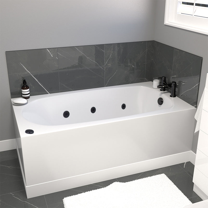 1400 x 700mm Petite 6 Jet Whirlpool Single Ended Bath