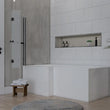 1700mm L-Shape Front Panel Universal White