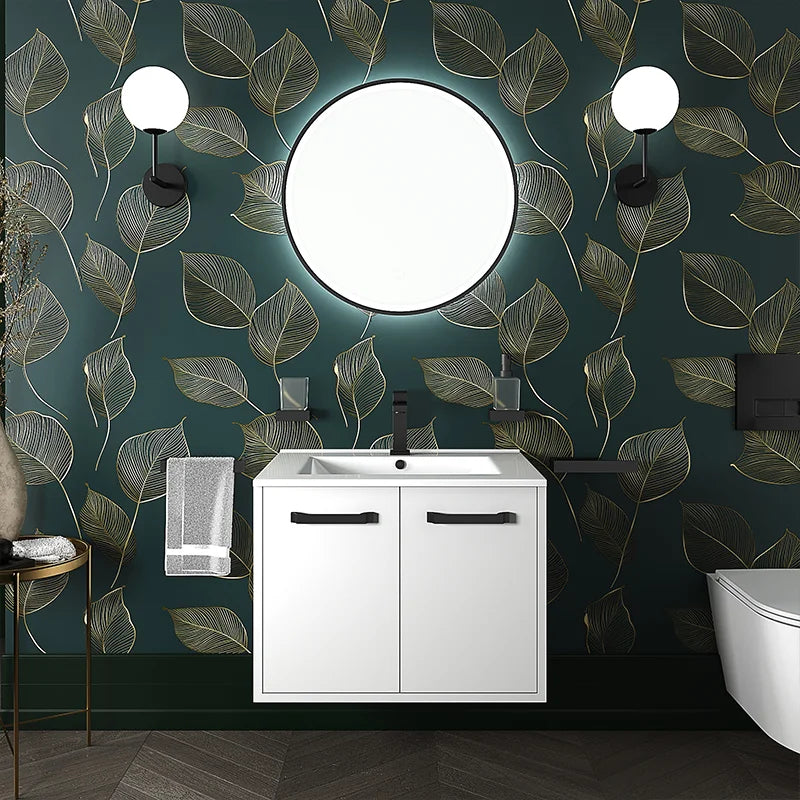 Celeste 600mm Wall Hung White Vanity Unity with White Basin