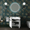 Celeste 600mm Wall Hung White Vanity Unity with White Basin