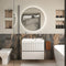 Linnea 700mm White Wall Hung Vanity Unit with White Basin