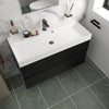 Linnea 1000mm Black Wall Hung Vanity Unit