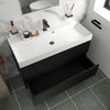 Linnea 1000mm Black Wall Hung Vanity Unit