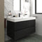 Linnea 1000mm Black Wall Hung Vanity Unit