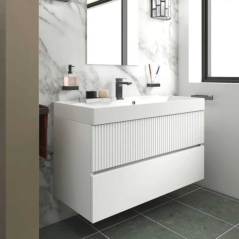 Linnea Jasmine 1000mm White Wall Hung Vanity Unit