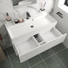 Linnea Jasmine 1000mm White Wall Hung Vanity Unit