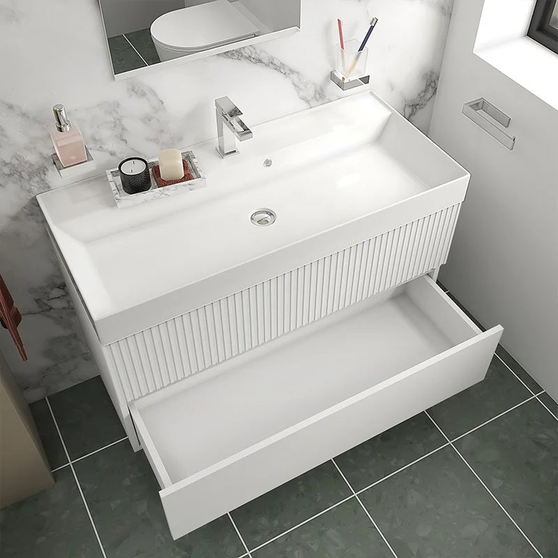 Linnea Jasmine 1000mm White Wall Hung Vanity Unit