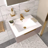 Pemberton 600mm Gold Floating Vanity Drawer Unit