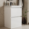 Ashford 600mm Floorstanding White Vanity Unit