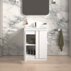 Chester 600mm White Traditional Vanity Unit with Deep Basin