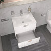 Sonix 600mm White Fluted Wall Hung Vanity Unit