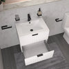 Sonix 600mm White Fluted Wall Hung Vanity Unit