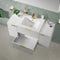 Sonix White 1200mm Wall Hung Fluted Vanity Unit