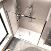 Havana 1700mm Chrome Shower Door