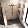Havana 1400mm Gold Shower Door