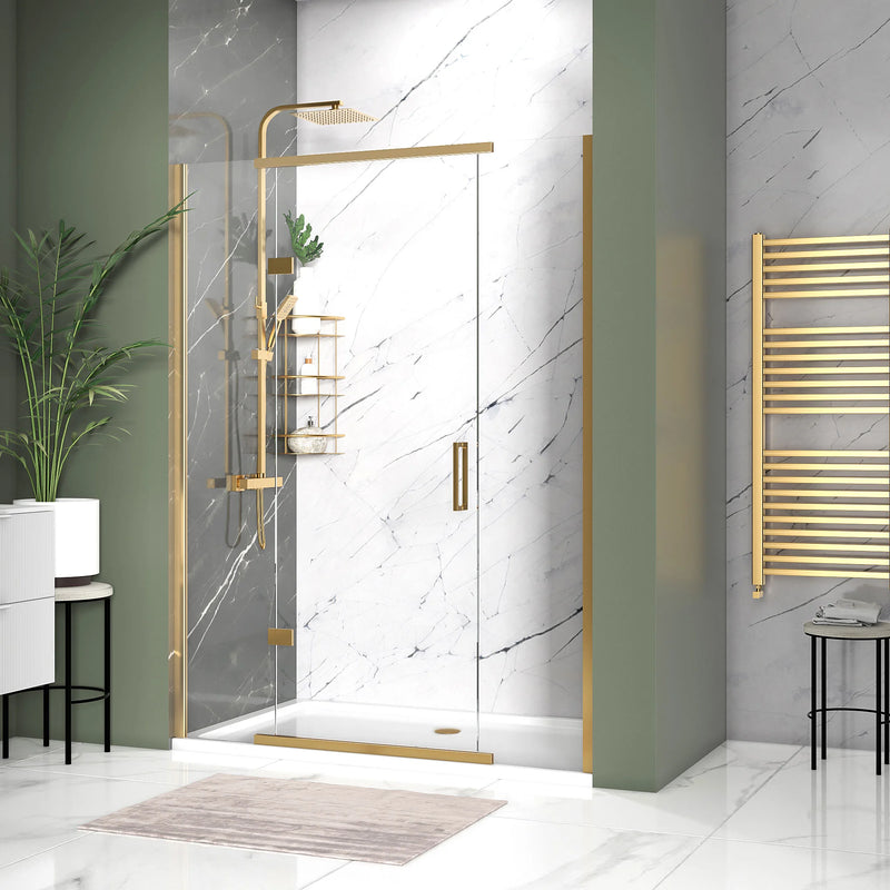 Havana 1500mm Gold Shower Door