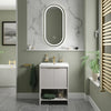 Linnea 600mm Cashmere Floorstanding Vanity Unit