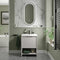 Linnea 600mm Cashmere Floorstanding Vanity Unit with Black Tap