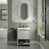 Linnea 600mm Cashmere Floorstanding Vanity Unit