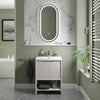 Linnea 600mm Cashmere Floorstanding Vanity Unit