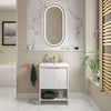Linnea 600mm Cashmere Floorstanding Vanity Unit