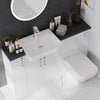 Oliver Modern Gloss White Fitted Furniture Combination