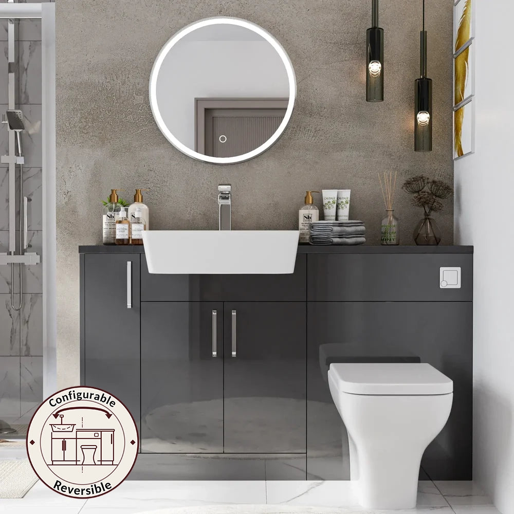 Oliver Modern Anthracite Fitted Furniture Combination