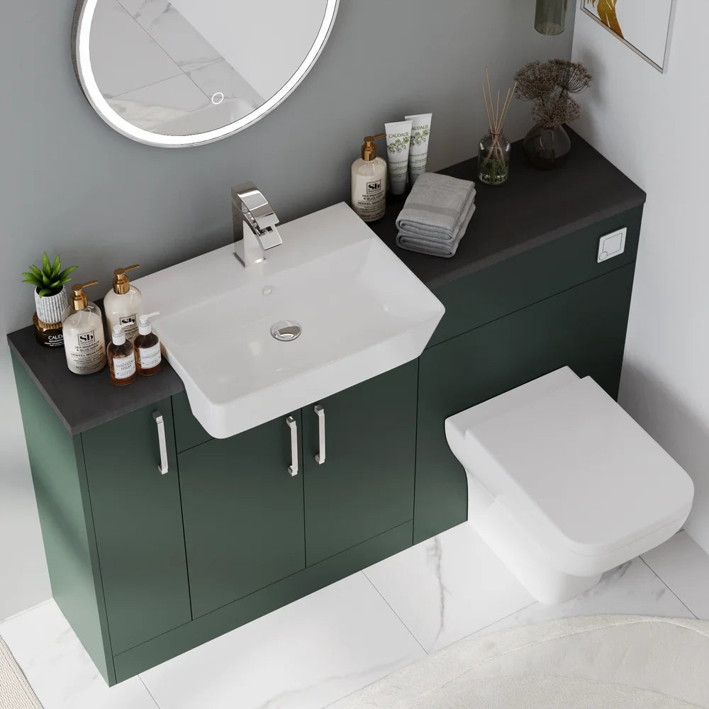 Oliver Modern Green Fitted Furniture Combination