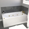 1400 x 700mm Petite 6 Jet Whirlpool Single Ended Bath