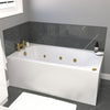 1300 x 700mm Petite 6 Jet Whirlpool Single Ended Bath