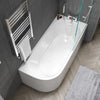 J Shaped Curved Rectangular Bath Tee