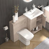 Linnea Cashmere Suite with 600mm Vanity and Back-to-wall Toilet Unit