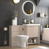 Linnea Cashmere Suite with Vanity Unit, Back-to-wall Toilet Unit, and Bath - Gold