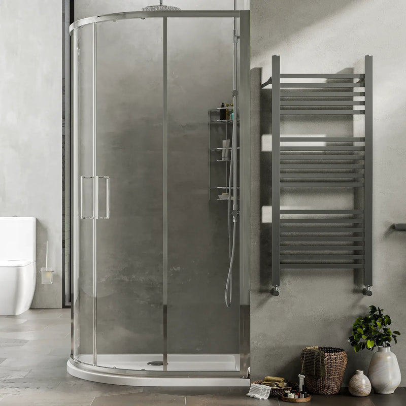 1000 x 800 Offset Quadrant Chrome