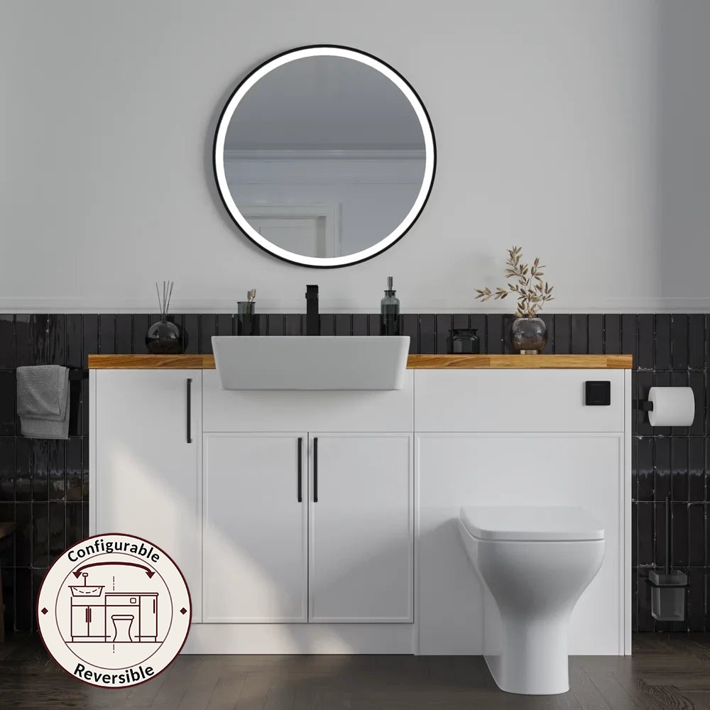 Oliver White Slim Shaker Fitted Furniture Combination