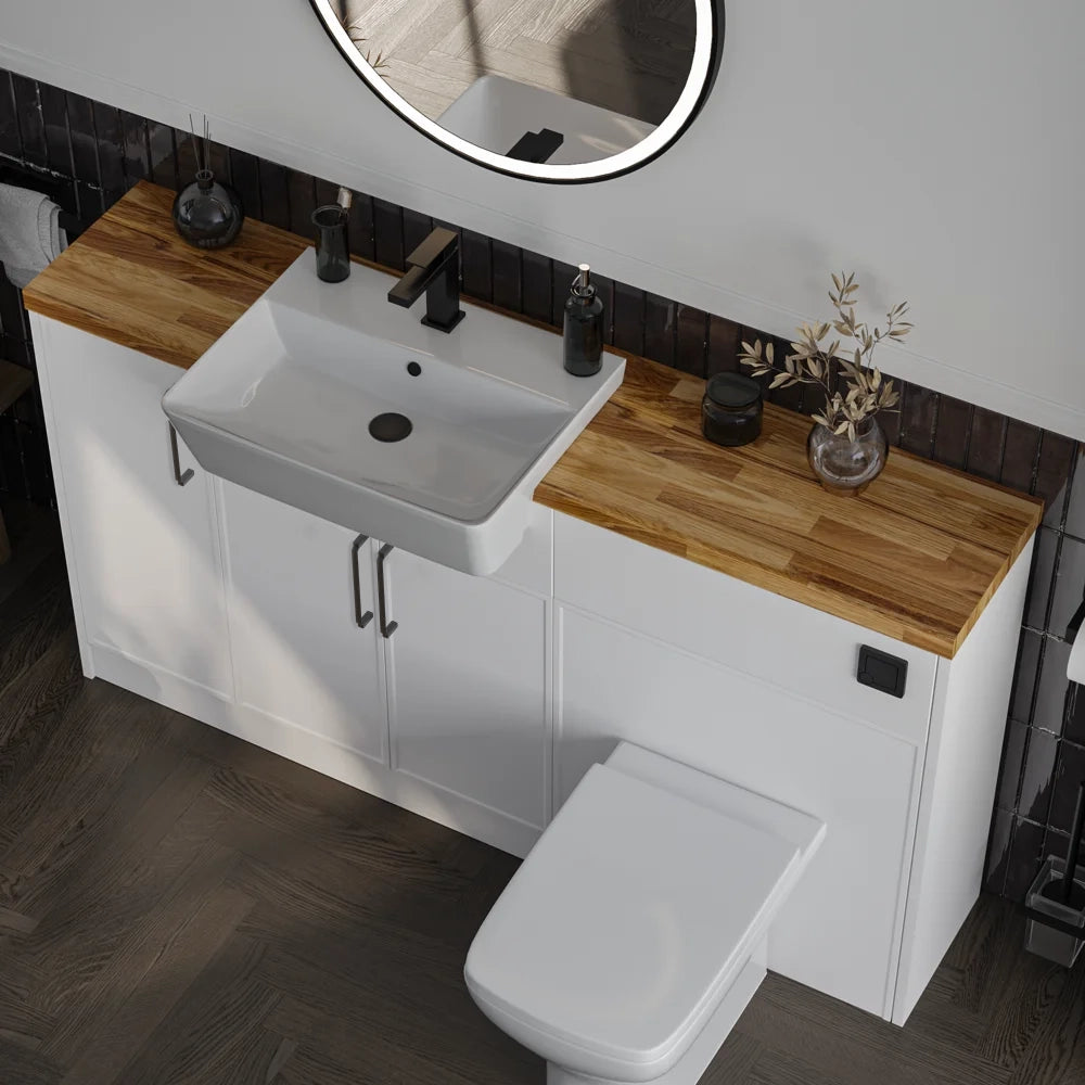 Oliver White Slim Shaker Fitted Furniture Combination
