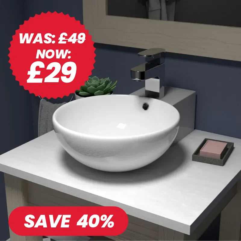 Monaco Round Tapledge Wall Hung Basin